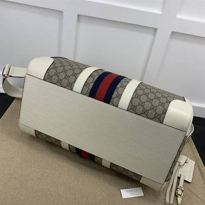 Gucci Ophidia Medium Duffle Bag - Beige