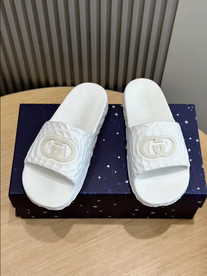 Gucci Padded Slide - White