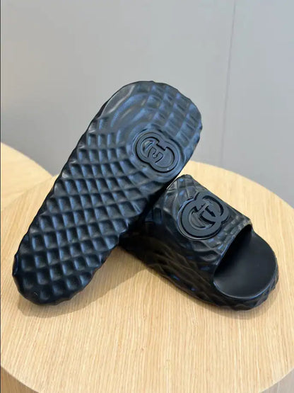 Gucci Padded Slides - Black