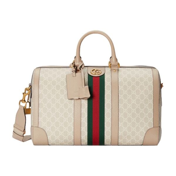 Gucci Savoy Duffle Bag - White