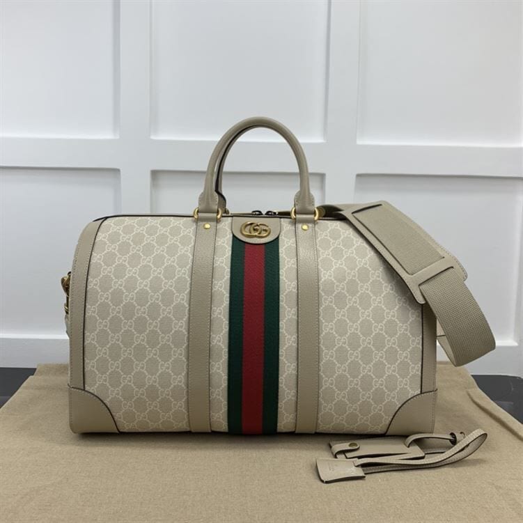 Gucci Savoy Duffle Bag - White