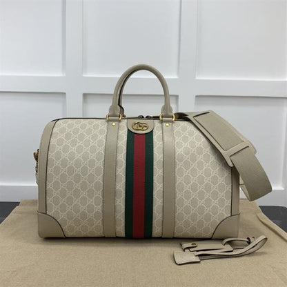 Gucci Savoy Duffle Bag - White
