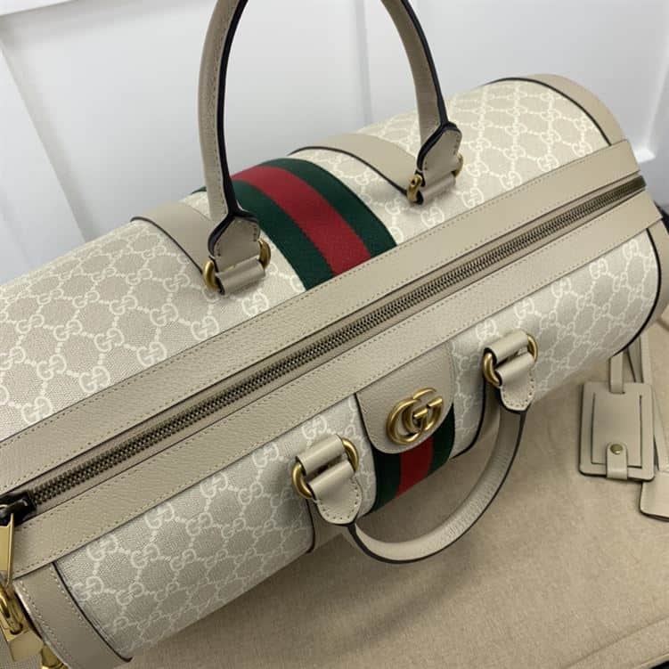 Gucci Savoy Duffle Bag - White