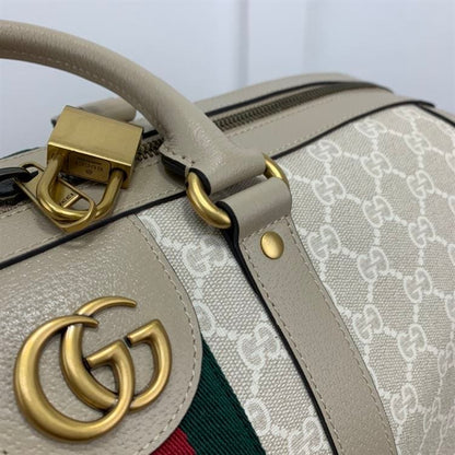 Gucci Savoy Duffle Bag - White
