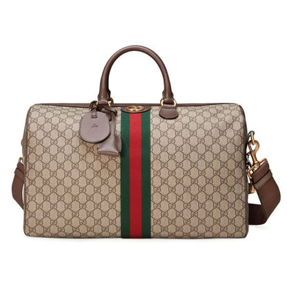 Gucci Savoy Medium Duffle Bag - Beige