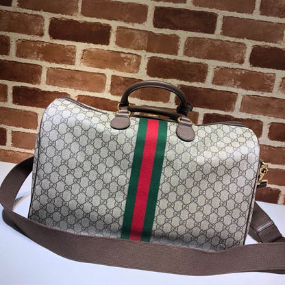 Gucci Savoy Medium Duffle Bag - Beige
