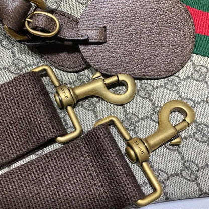 Gucci Savoy Medium Duffle Bag - Beige