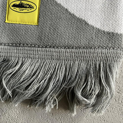 Crtez Scarf - Grey/White