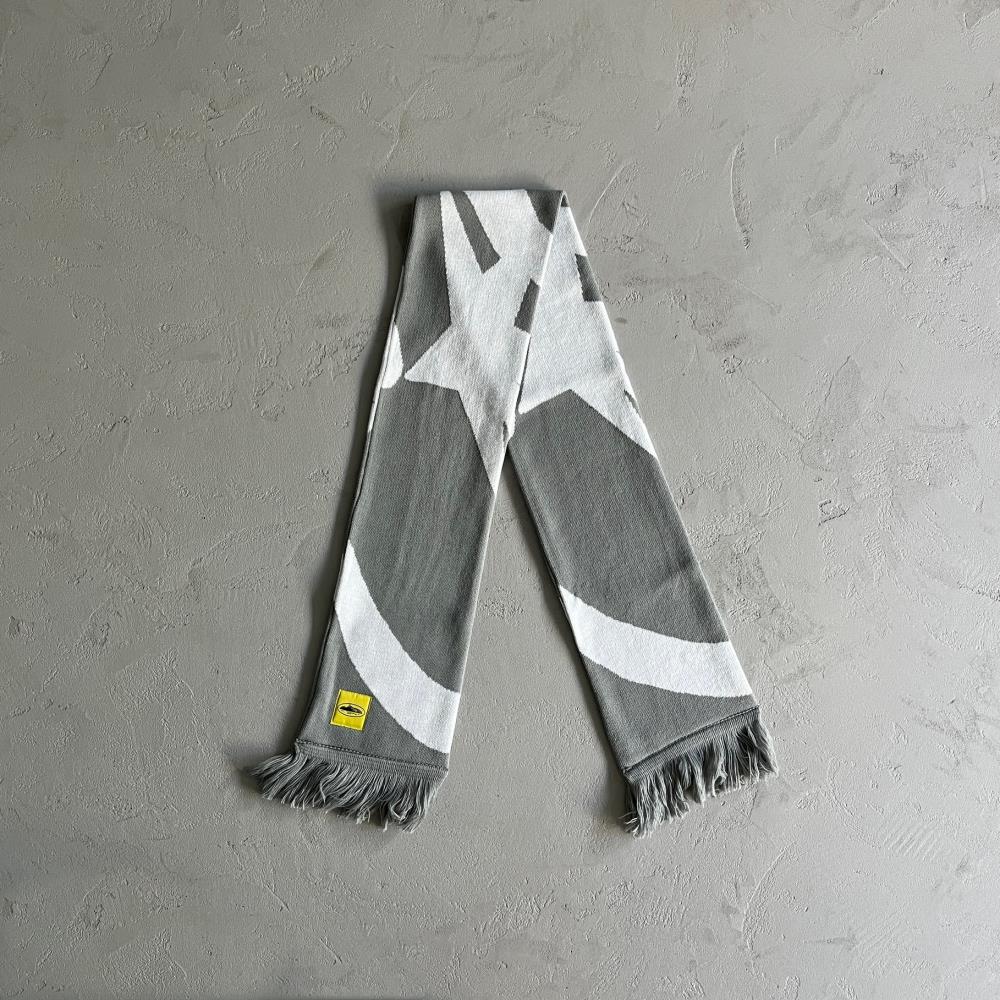 Crtez Scarf - Grey/White