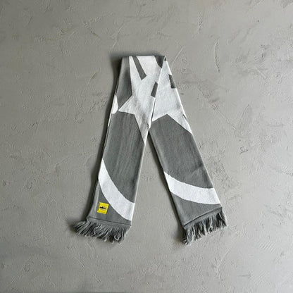 Crtez Scarf - Grey/White