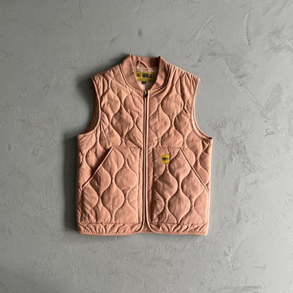 Crtez Guerillaz Lightweight Quilted Vest - Pink