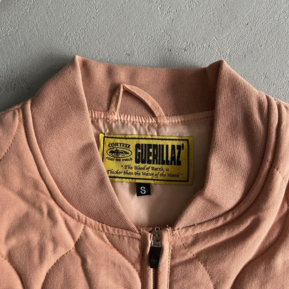 Crtez Guerillaz Lightweight Quilted Vest - Pink