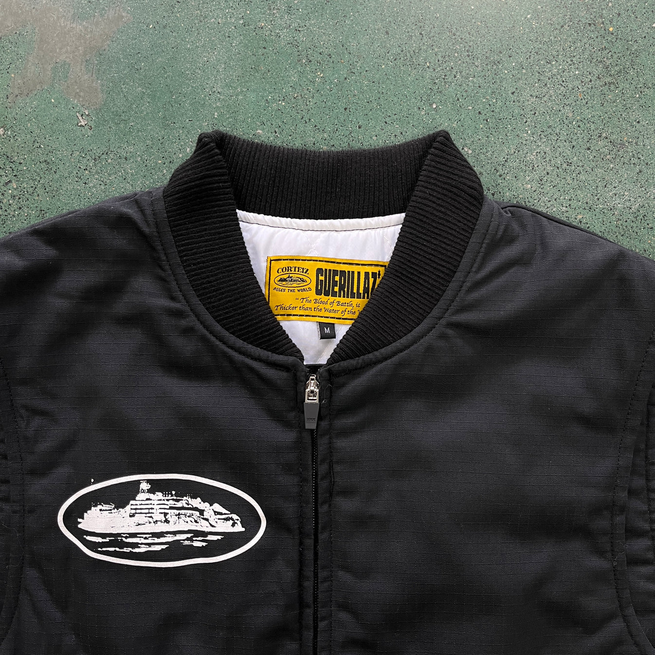 Crtez Guerillaz Quilted Vest - Black