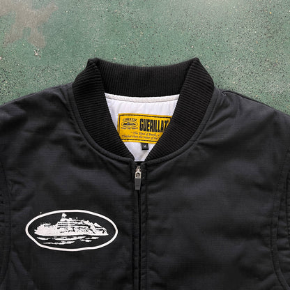Crtez Guerillaz Quilted Vest - Black
