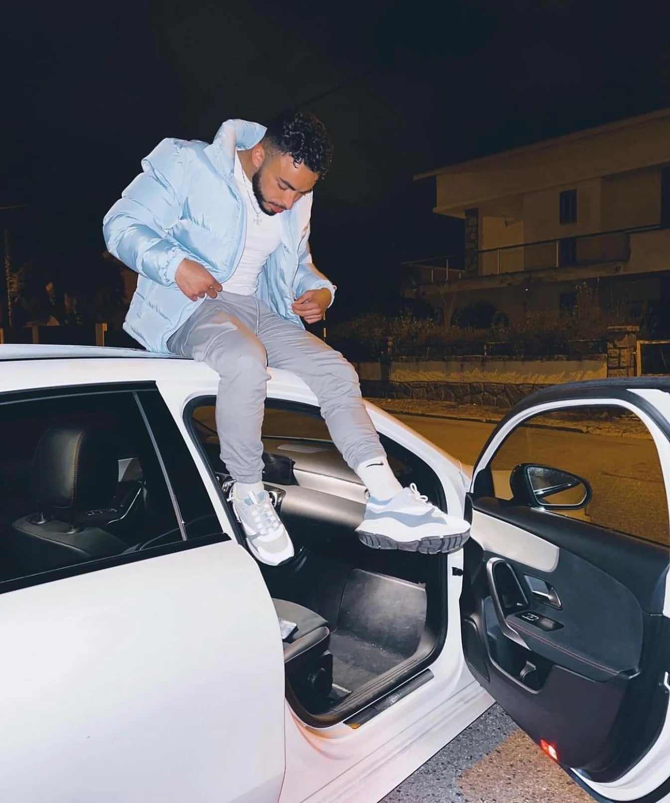 TS Hyperdrive Puffer Jacket - Ice Blue
