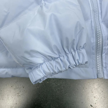 TS Hyperdrive Detachable Hooded Puffer Jacket - Ice Blue