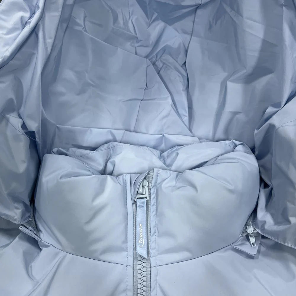 TS Hyperdrive Detachable Hooded Puffer Jacket - Ice Blue