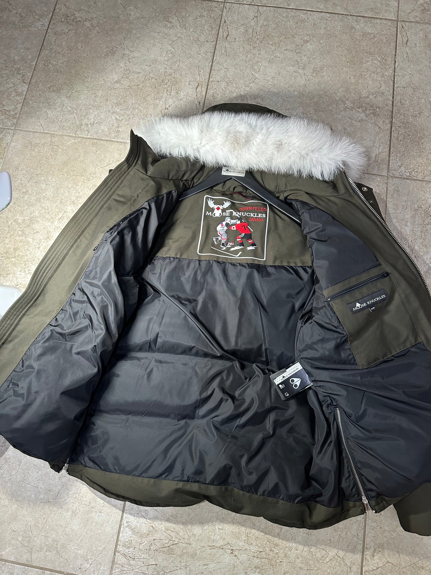 Moose Knuckle Shearling 3Q Jacket - XL