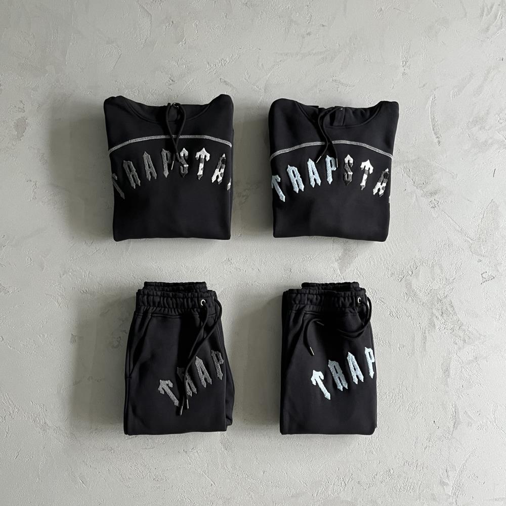TS Irongate Chenille Arch Tracksuit - Black/Grey/Blue