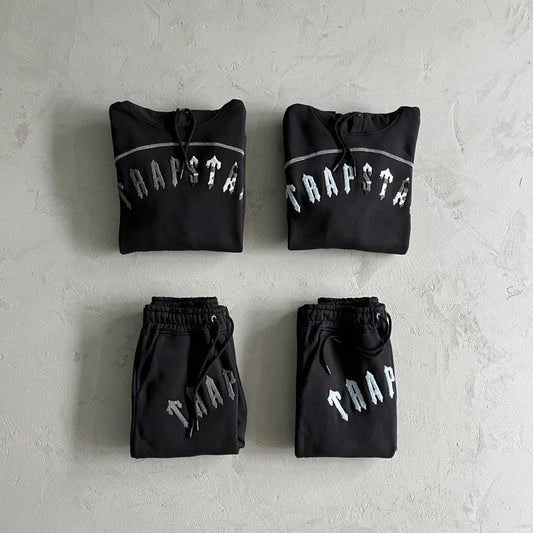 TS Irongate Chenille Arch Tracksuit - Black/Grey/Blue
