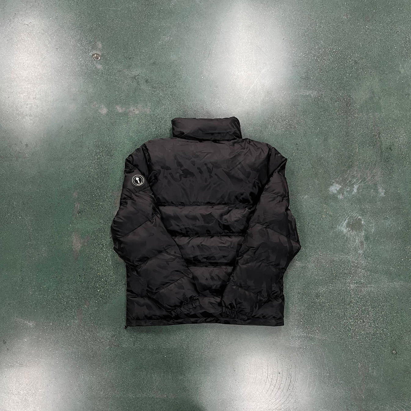 TS Irongate T Jacquard Puffer Jacket - Black/Blue