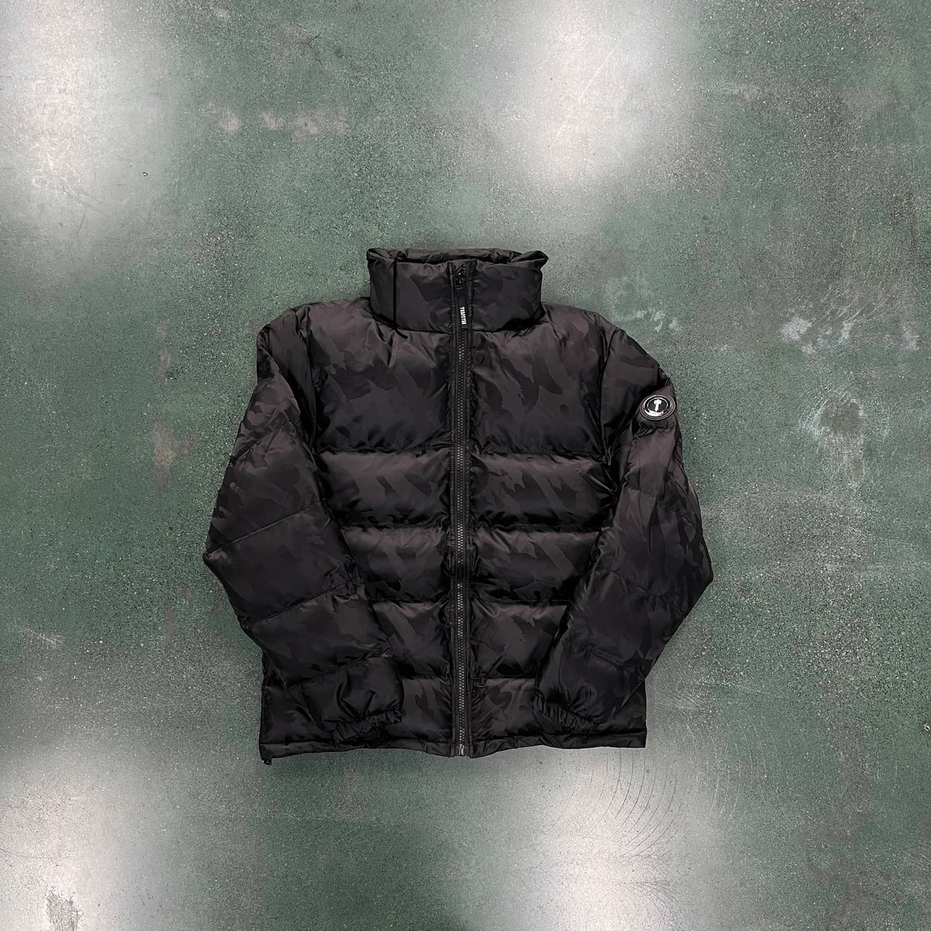 TS Irongate T Jacquard Puffer Jacket - Black/Blue