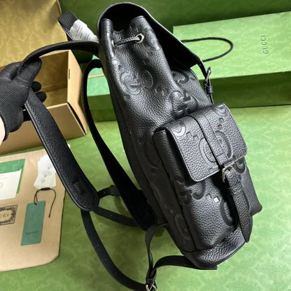Gucci GG Jumbo Backpack - Black
