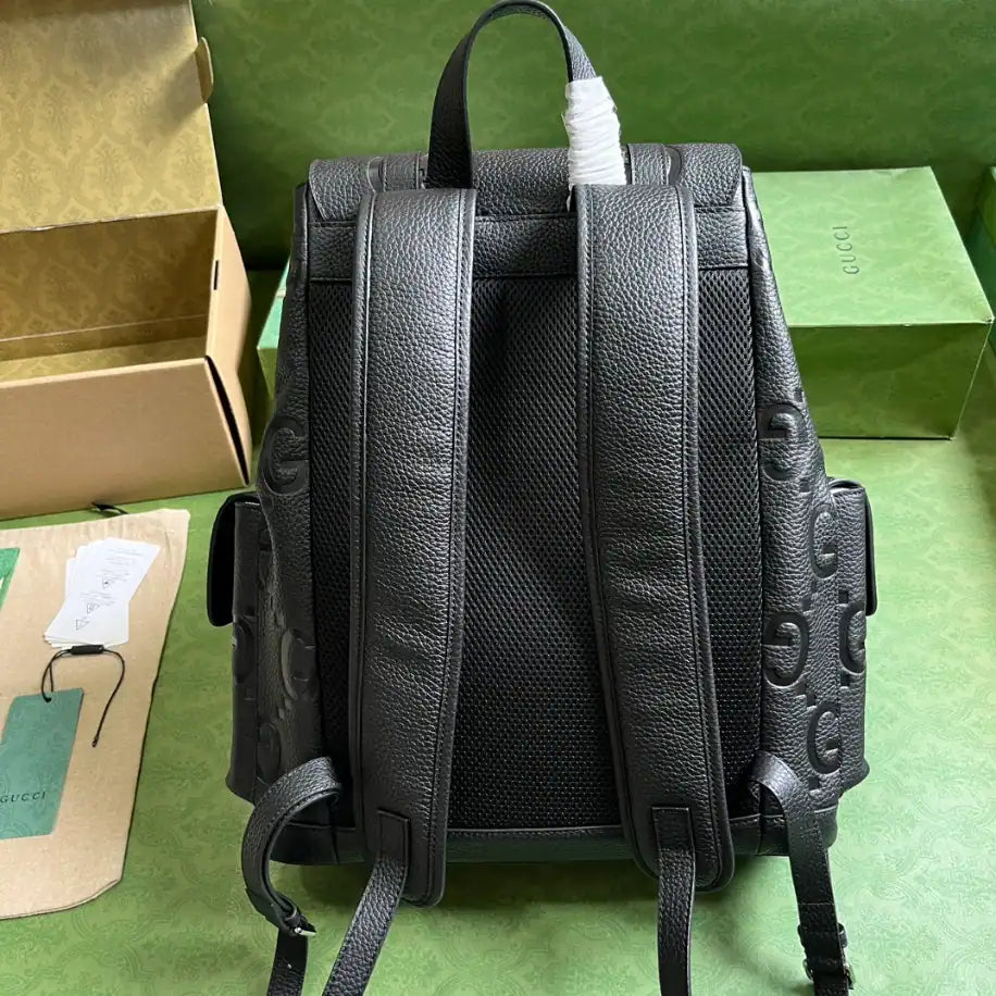 Gucci GG Jumbo Backpack - Black
