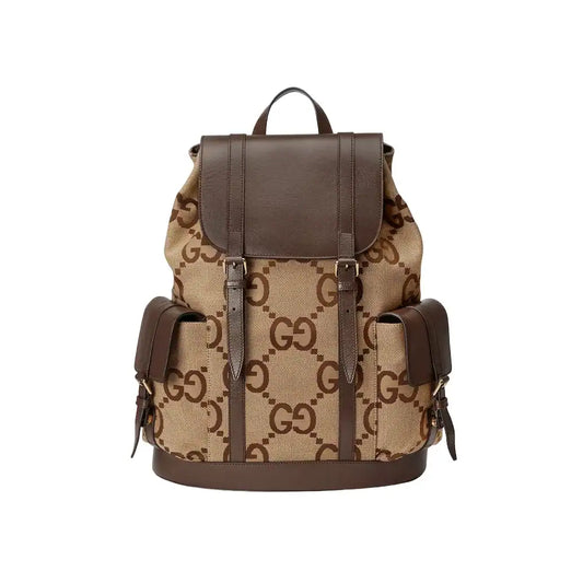 Gucci GG Jumbo Backpack - Beige