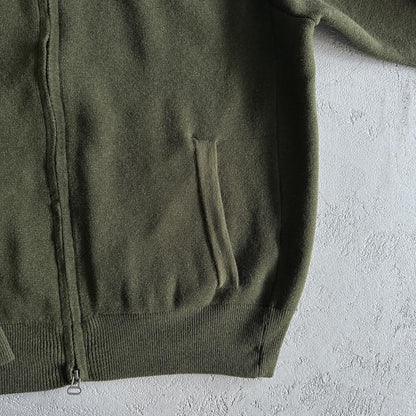 Crtez Knit Zip-Up Fleece - Green