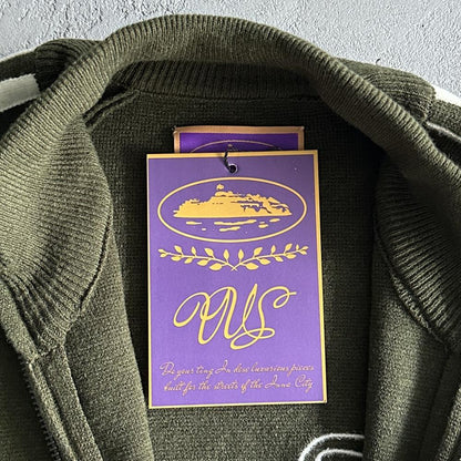 Crtez Knit Zip-Up Fleece - Green
