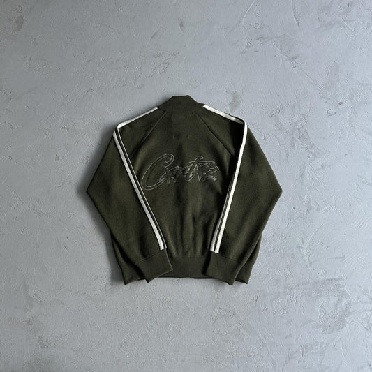 Crtez Knit Zip-Up Fleece - Green