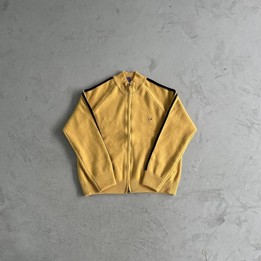 Crtez Knit Zip-Up Fleece - Yellow