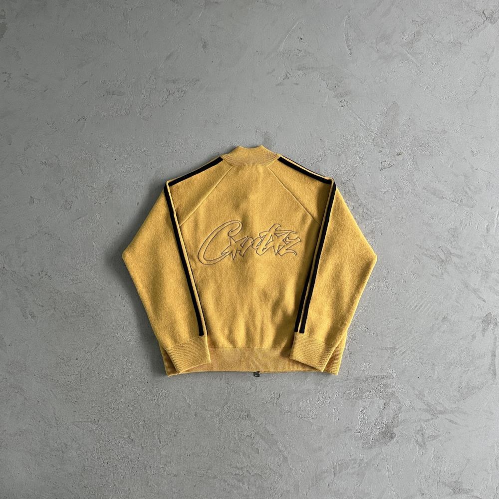 Crtez Knit Zip-Up Fleece - Yellow