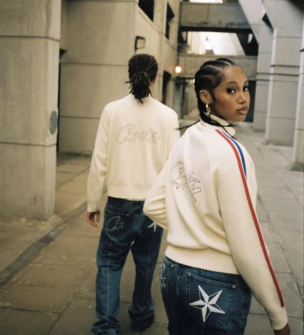 Crtez Knit Zip-Up Fleece - Beige