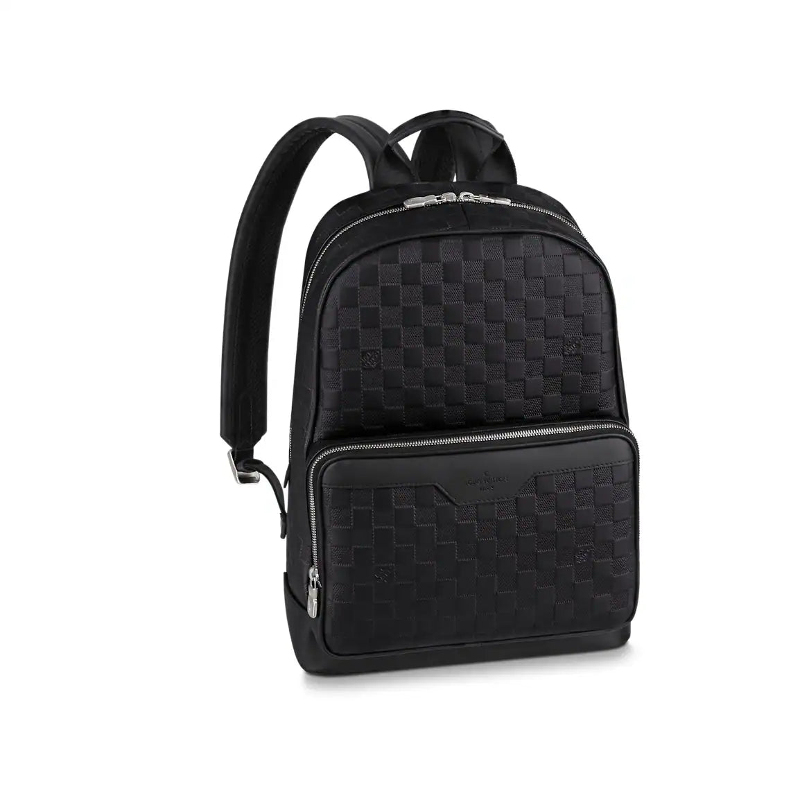 LV Campus Damier Leather Backpack - Black