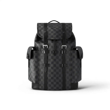 LV Christopher PM Damier Backpack - Black