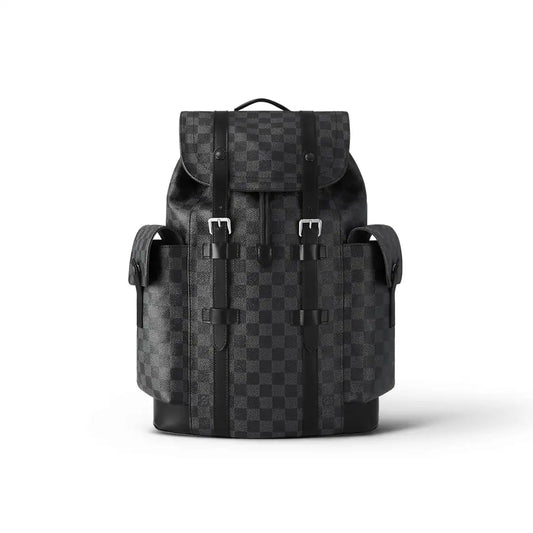 LV Christopher PM Damier Backpack - Black