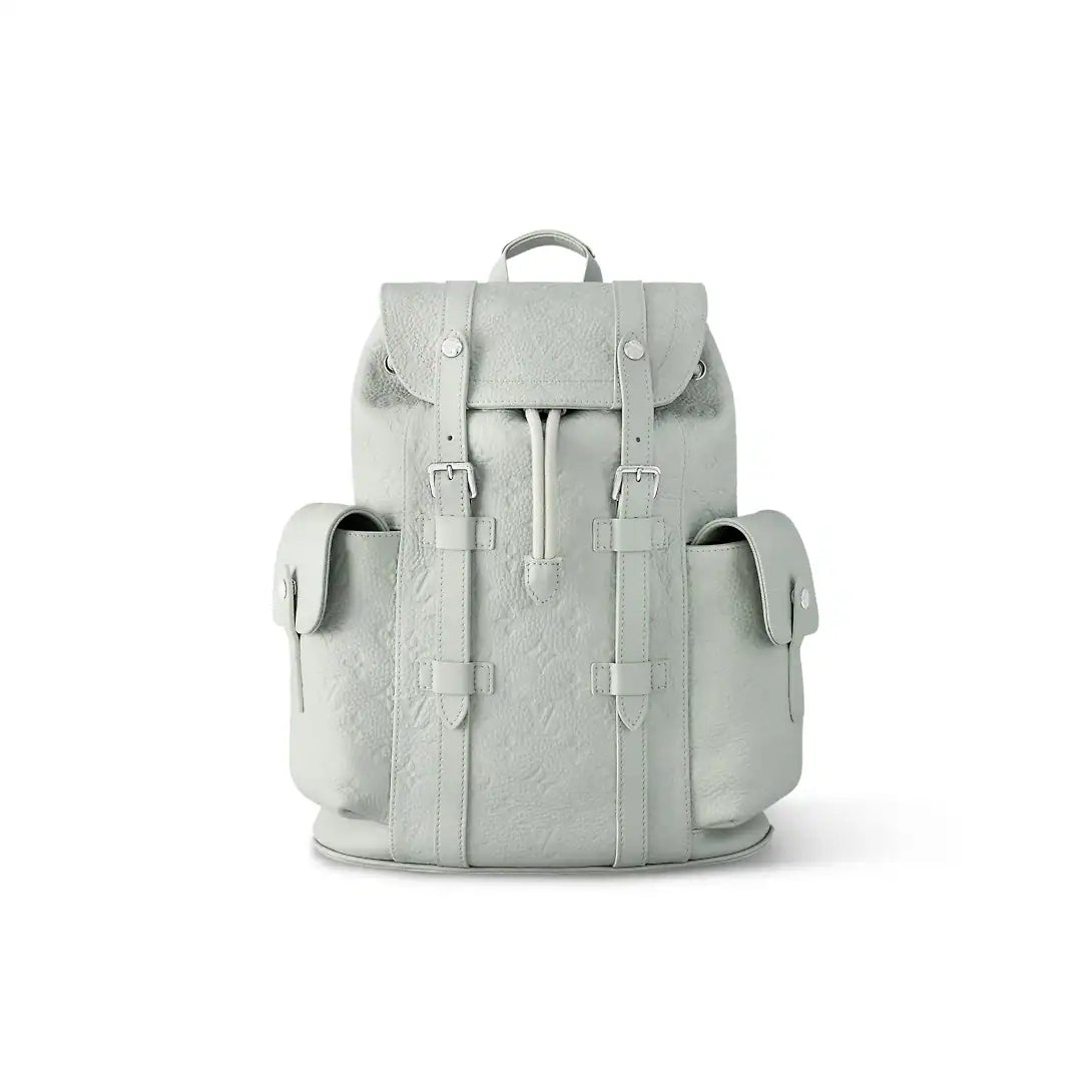 LV Christopher PM Monogram Backpack - White