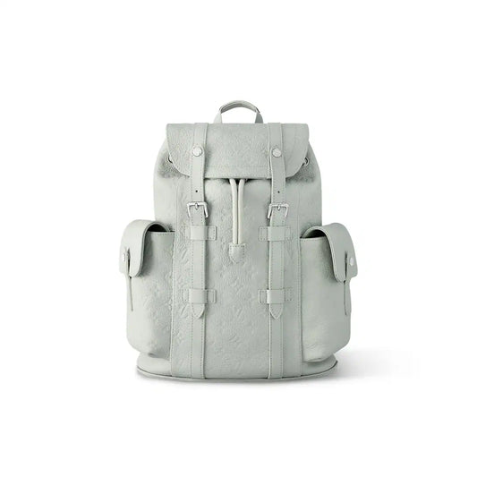 LV Christopher PM Monogram Backpack - White