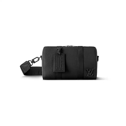LV City Keepall Aerogram Duffle Bag - Black