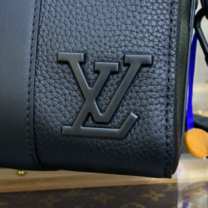 LV City Keepall Aerogram Duffle Bag - Black