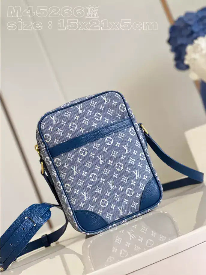 LV Danube Crossbody Bag - Blue