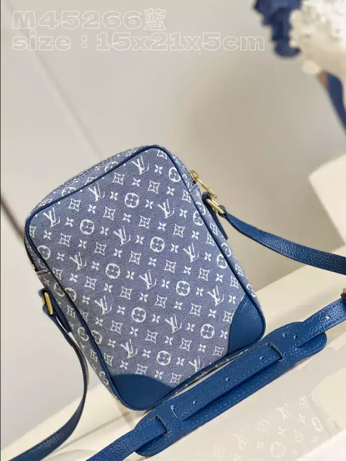 LV Danube Crossbody Bag - Blue