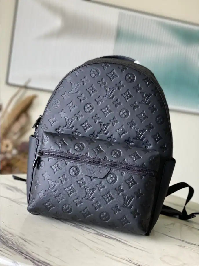 LV Discovery Monogram Backpack - Black