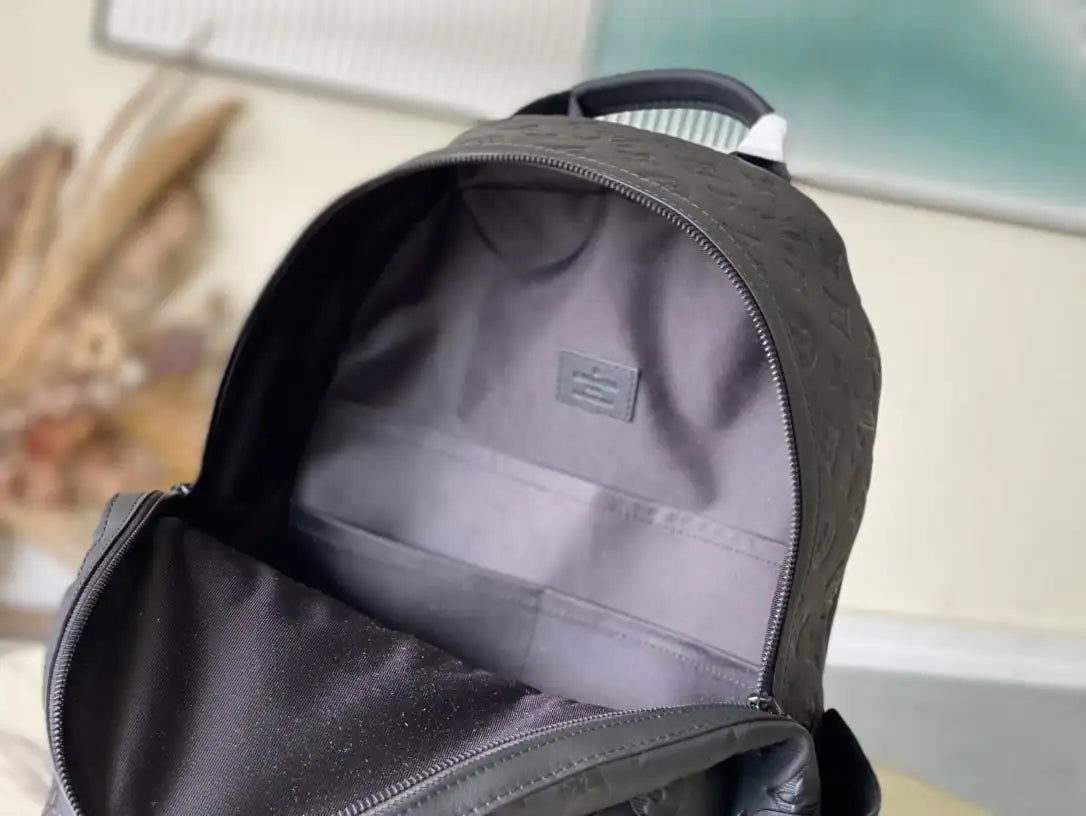 LV Discovery Monogram Backpack - Black