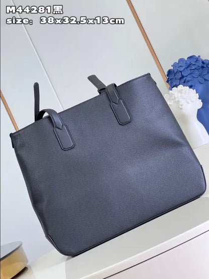LV Astatine Fastline Tote Coiled Leather Bag - Black