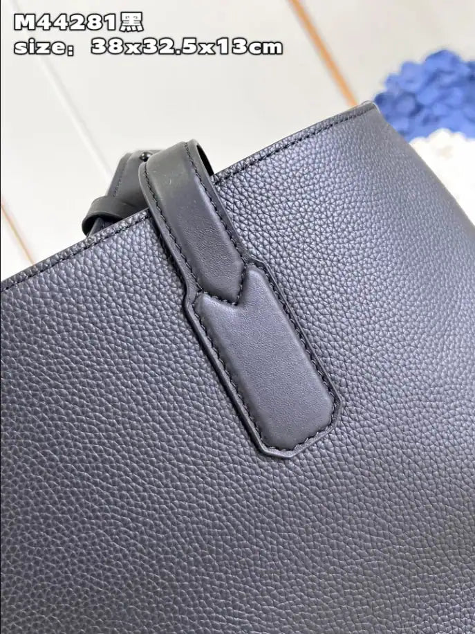 LV Astatine Fastline Tote Coiled Leather Bag - Black