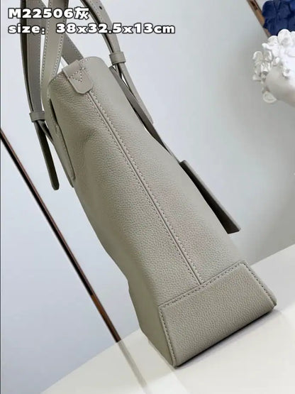 LV Fastline Tote Cowhide Leather Bag - Beige