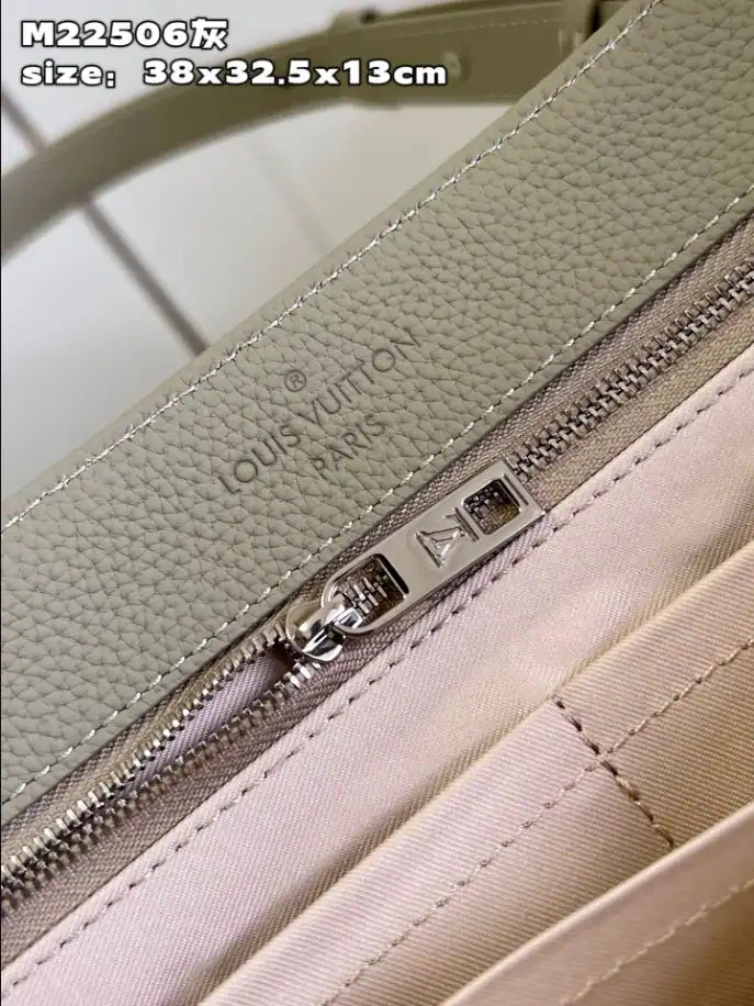 LV Fastline Tote Cowhide Leather Bag - Beige